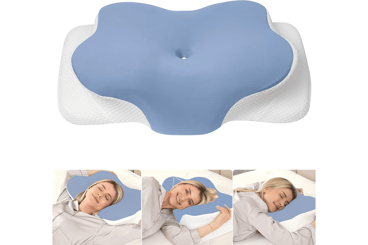 MULISOFT oreiller ergonomique cervical 2 en 1 mémoire de forme nuque coussin cervical dormeurs côté dos ventre 49,99 € Amazon