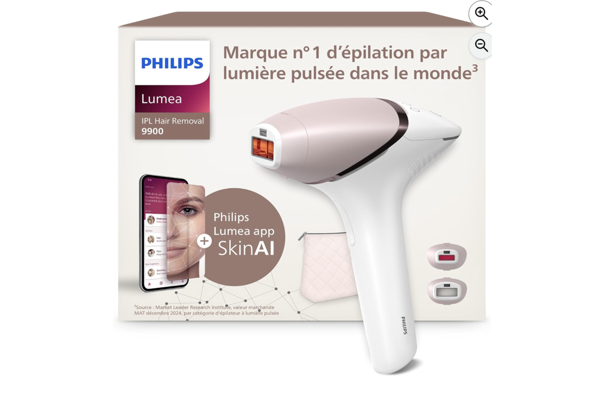 Philips Lumea série 9900 BRI950 épilateur lumière pulsée Amazon -37%