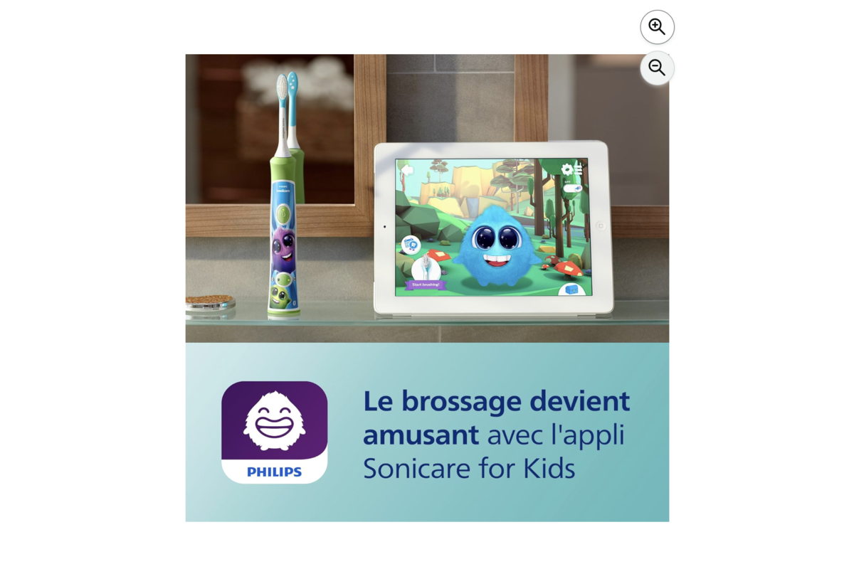 Philips Sonicare Kids : l'appli rend le brossage amusant