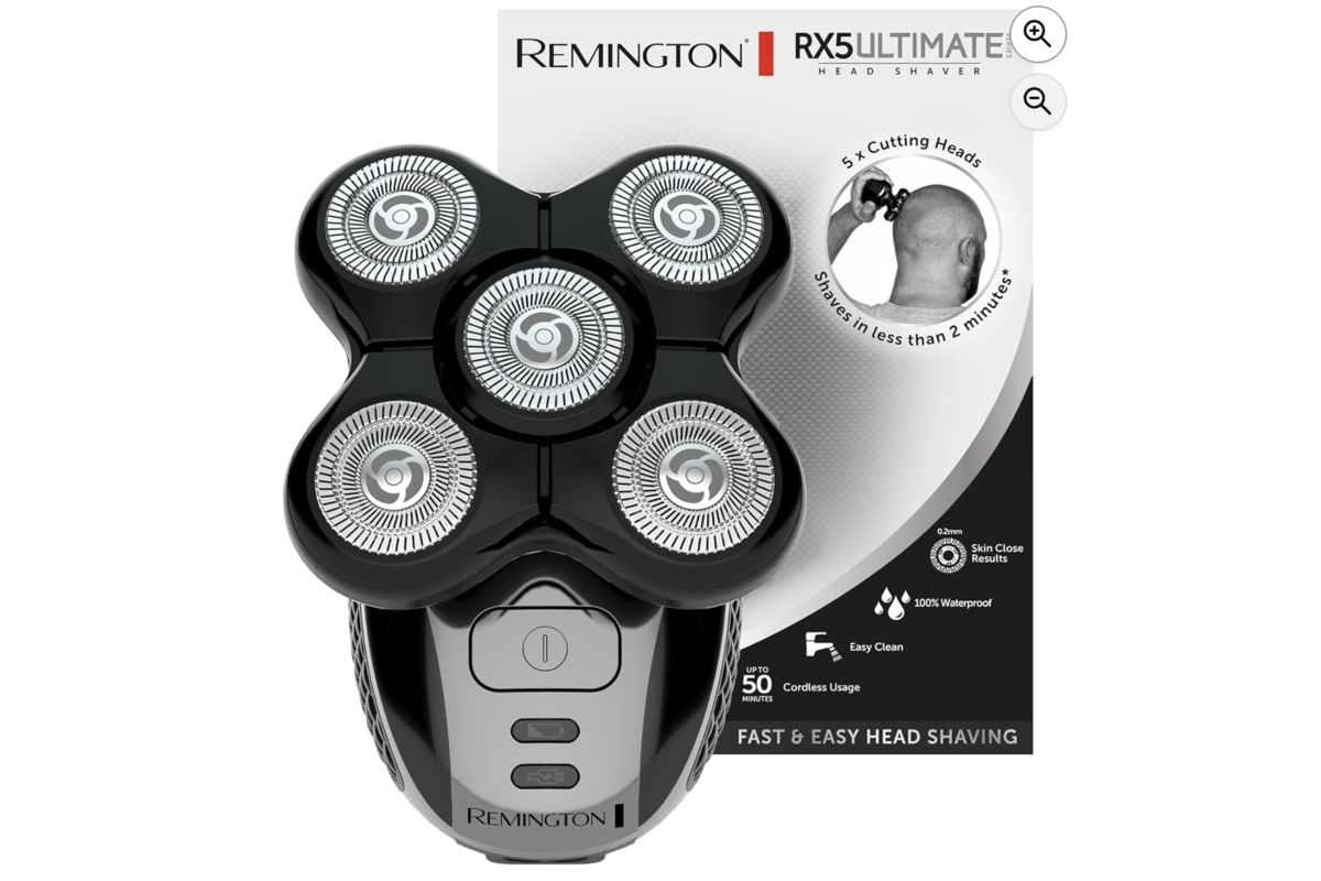 Rasoir Remington RX5 Ultimate XR1501 spécial tête rasée chauve noir