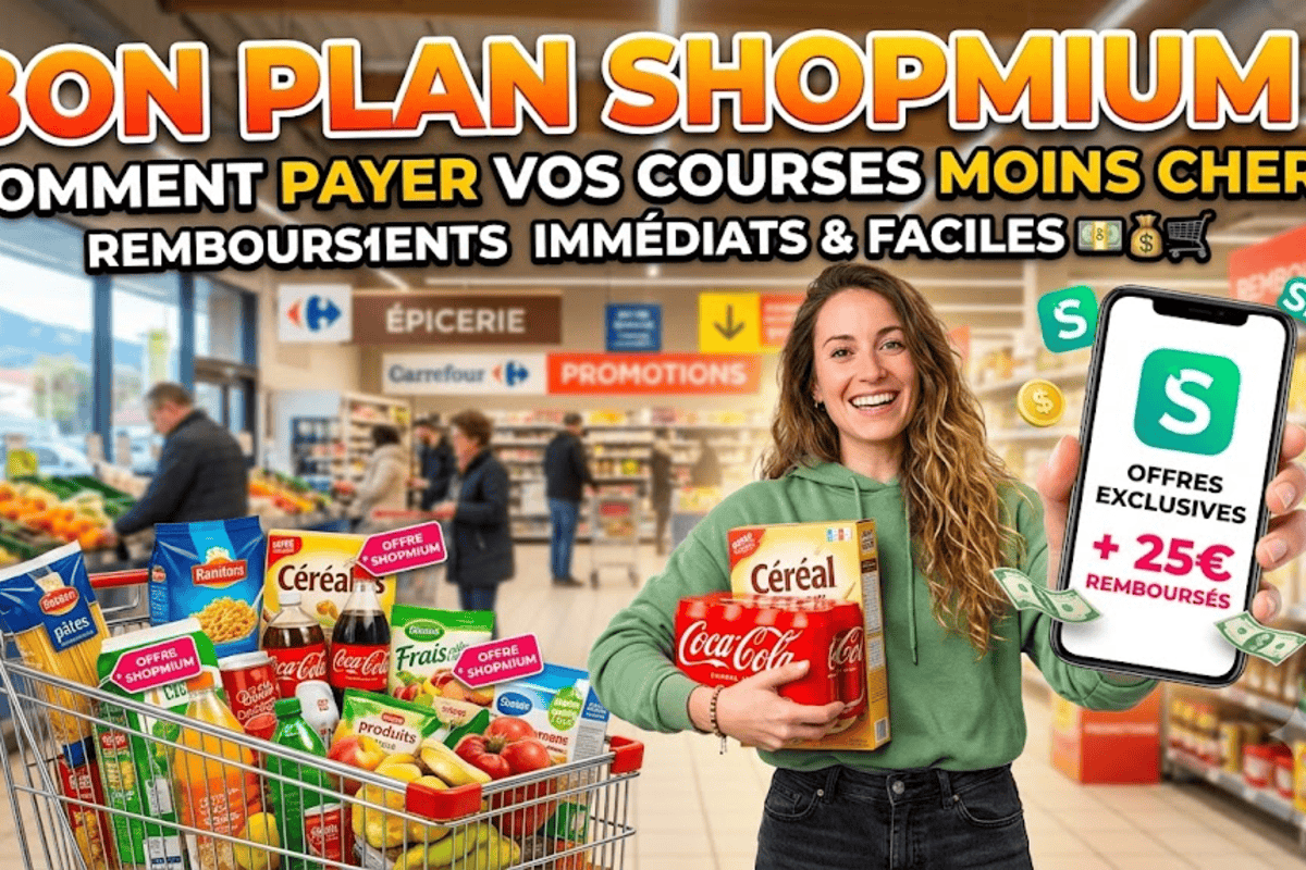 Bon plan Shopmium : comment payer vos courses moins cher avec des remboursements immédiats sur produits (céréales, Coca-Cola, biscuits…) — appli avec 25€ remboursés