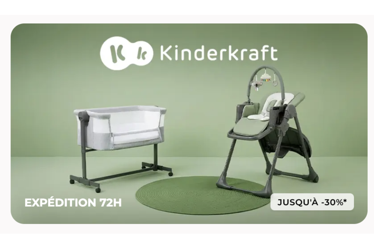 Kinderkraft puériculture berceau chaise haute Showroom Privé -30%