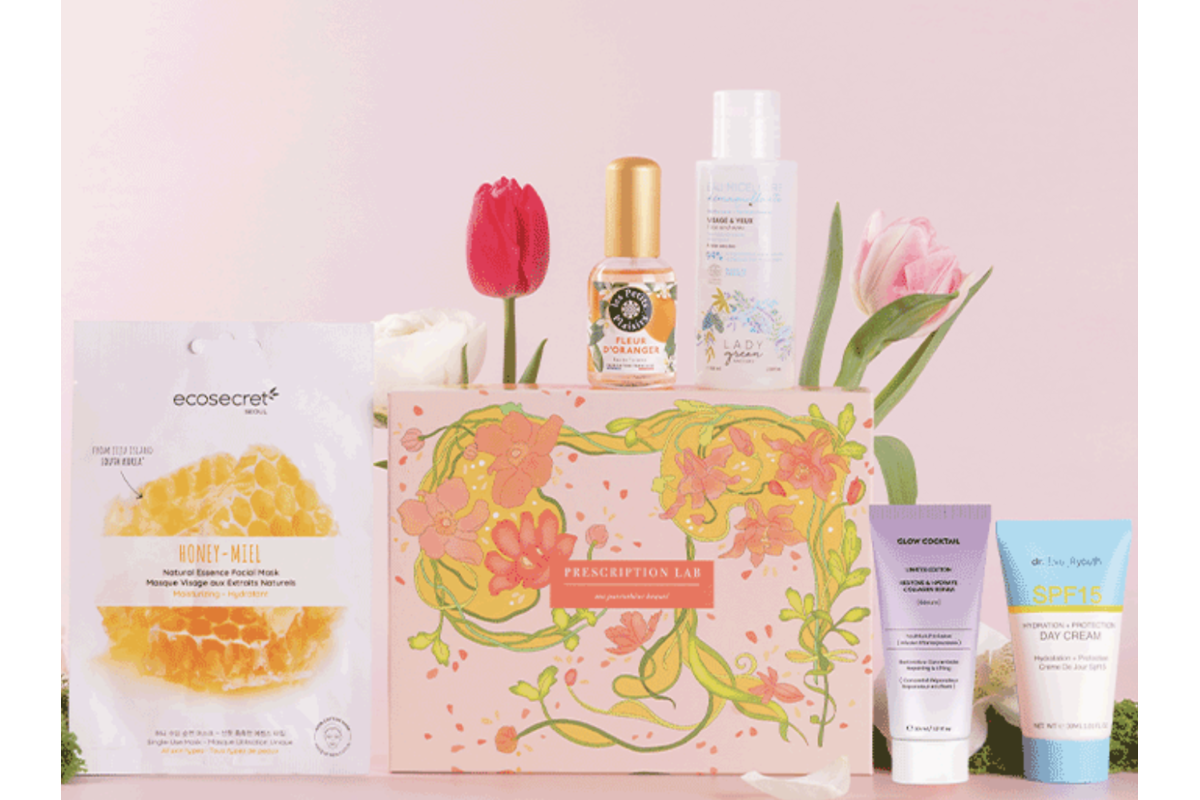 Box Prescription Lab Potion Enchanteresse mai 2026 5 essentiels beauté sérum crème parfum eau micellaire masque