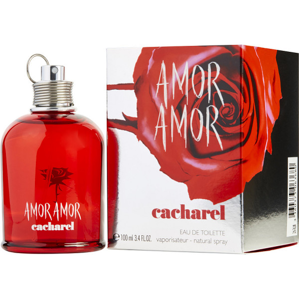 Flacon rouge Cacharel Amor Amor eau de toilette femme 100 ml