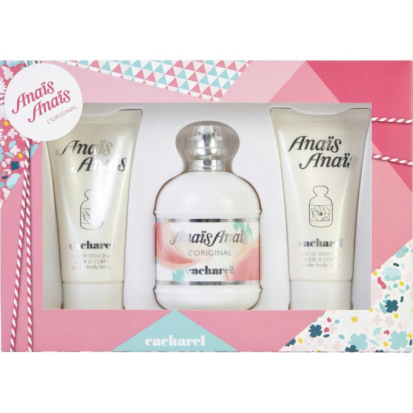 Coffret Cacharel Anaïs Anaïs L’Original avec eau de toilette 100 ml et deux laits corps