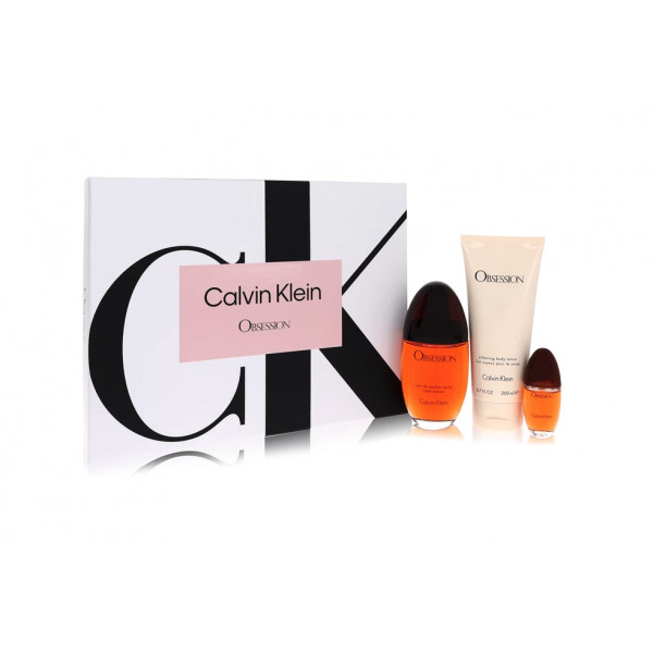 Coffret Calvin Klein Obsession femme avec eau de parfum et lotion pour le corps