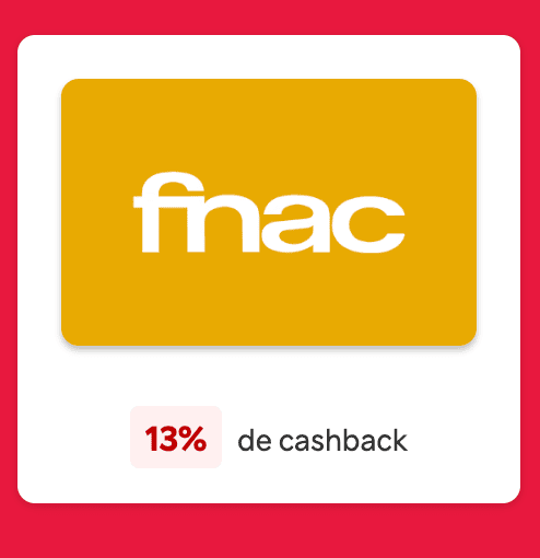 Fnac 13% de cashback Rakuten cartes cadeaux