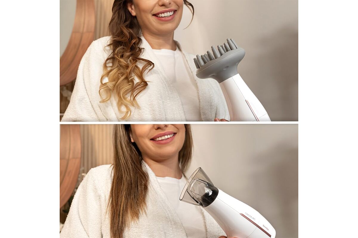 Utilisation avec diffuseur pour boucles et buse concentratrice