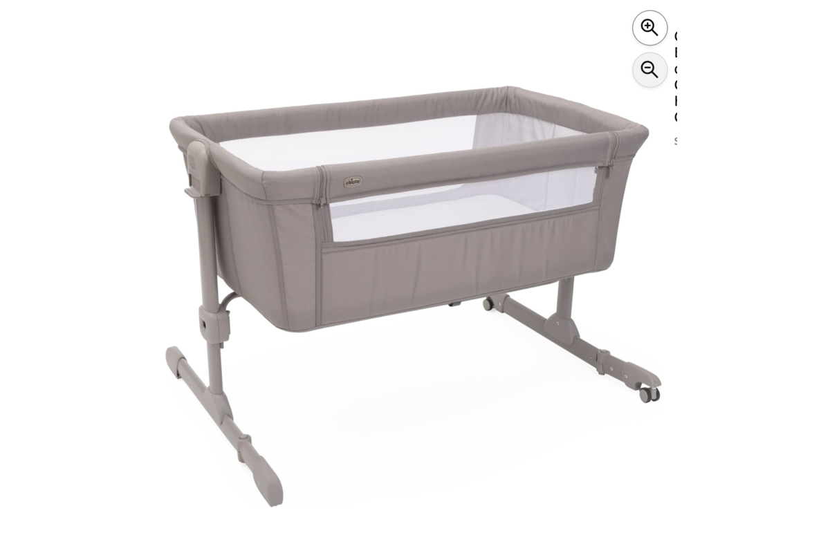 Chicco Next2Me Essential berceau cododo beige Dove filet maille pour lit parents
