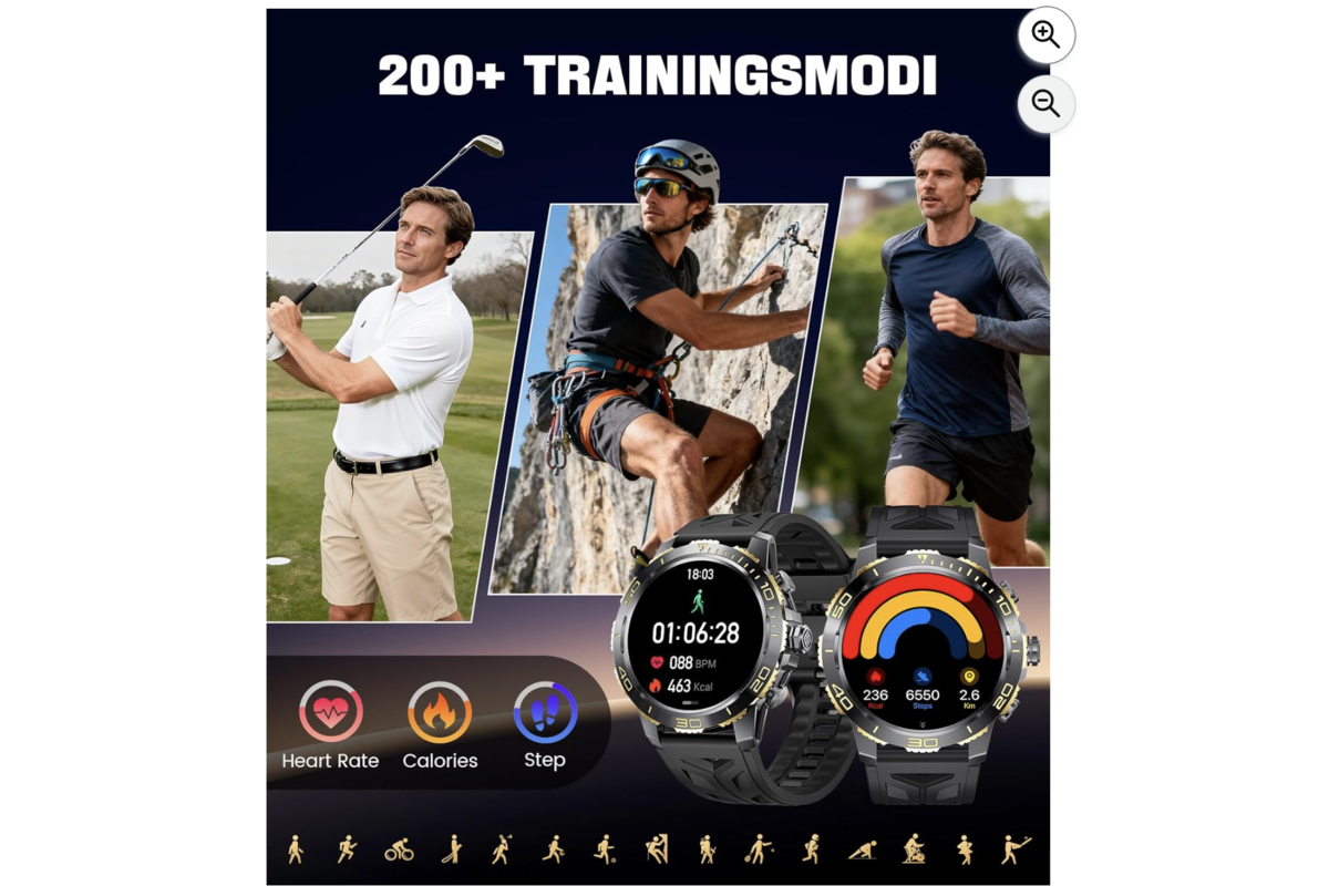 CHOOSETIME montre connectee 200+ modes sport frequence cardiaque
