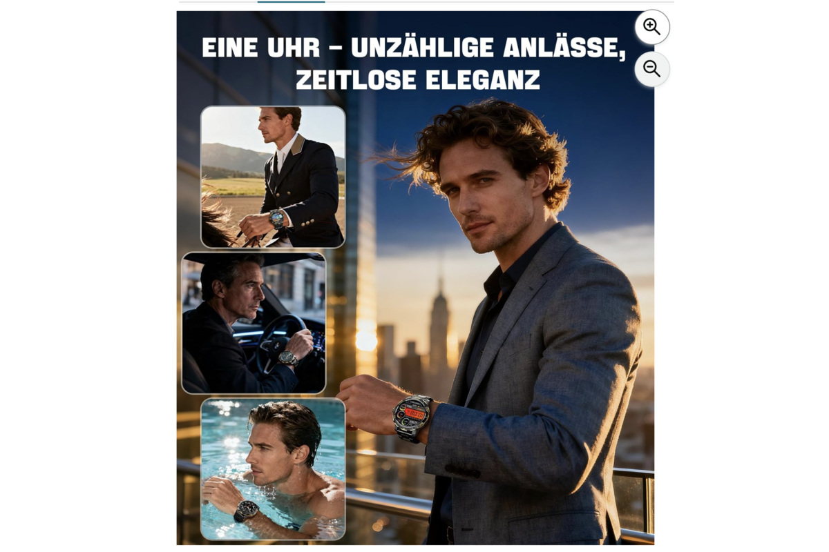 CHOOSETIME montre connectee homme elegance quotidienne