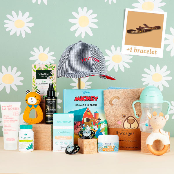 Coffret Famille magicmaman avec produits pour bébé, enfant et maman