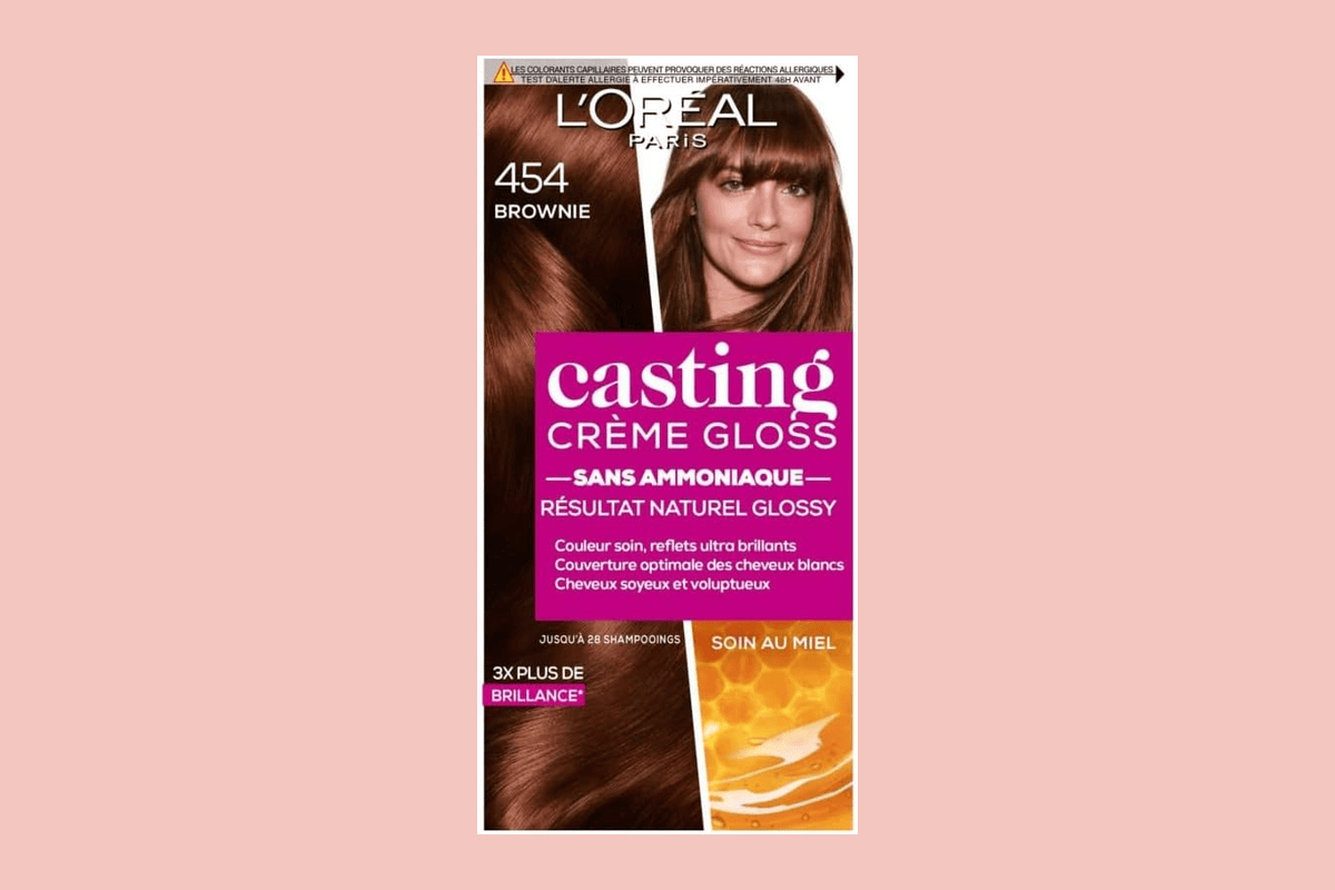 Casting Crème Gloss coloration semi-permanente sans ammoniaque glossing brillance reflets tenue 6-8 shampoings