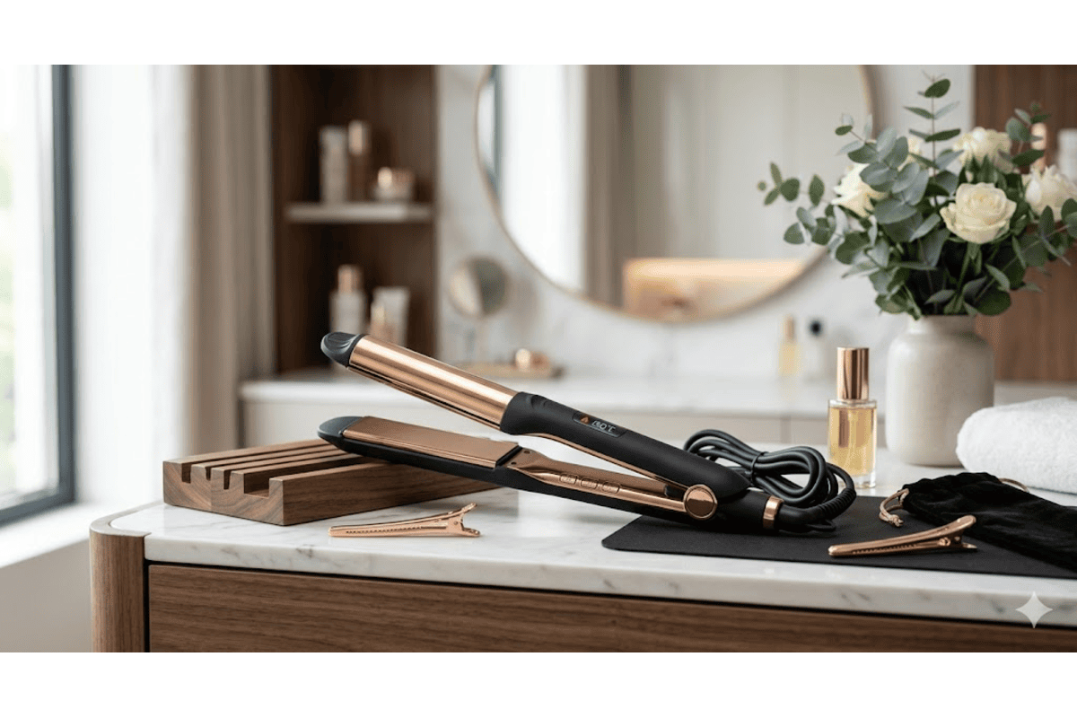 Comparatif meilleur lisseur boucleur 2026 GHD Platinum+ Dyson Airwrap L'Oréal Steampod 3.0 BaByliss ST397E céramique C332E fer à boucler protection thermique