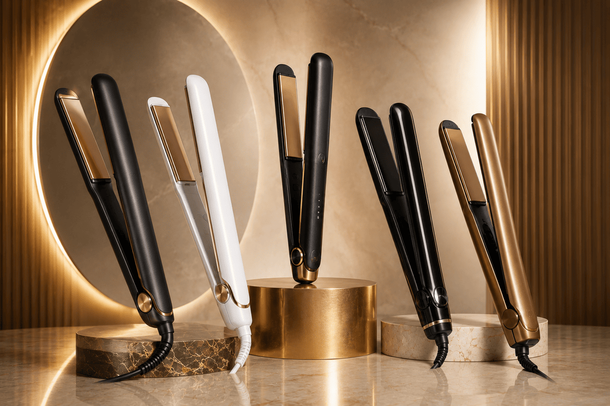 Comparatif des 7 meilleurs fers à lisser sur Amazon 2026 : L'Oréal SteamPod 4, GHD Chronos, GHD Gold, Babyliss Hydro Fusion, Faszin Titane, Rose Gold, Remington