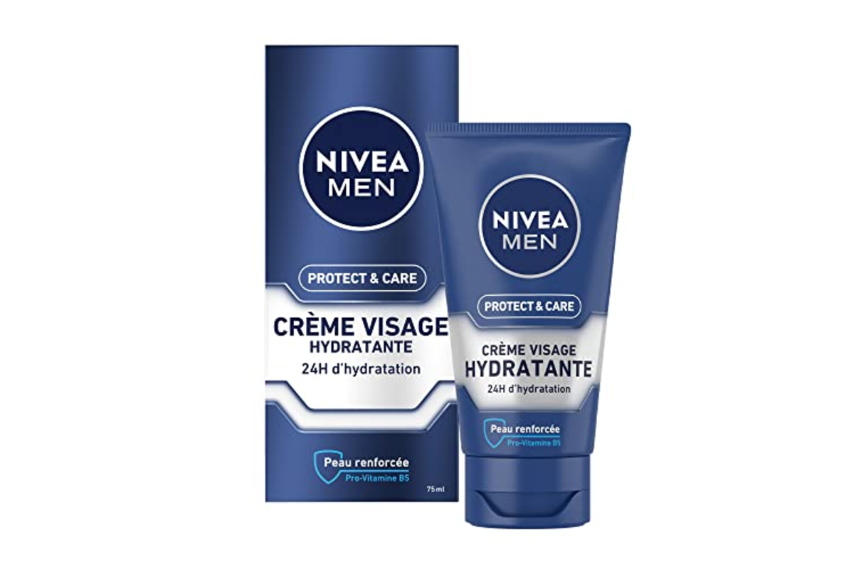NIVEA MEN Protect Care creme hydratante visage tube 75ml vitamine B5 aloe vera