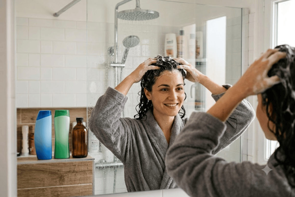 Comparatif des 5 meilleurs shampoings anti-pelliculaires 2026 : Vichy Dercos DS, La Roche-Posay Kerium DS, Head & Shoulders Classic, Bioderma Nodé DS+ et Le Petit Marseillais Menthe