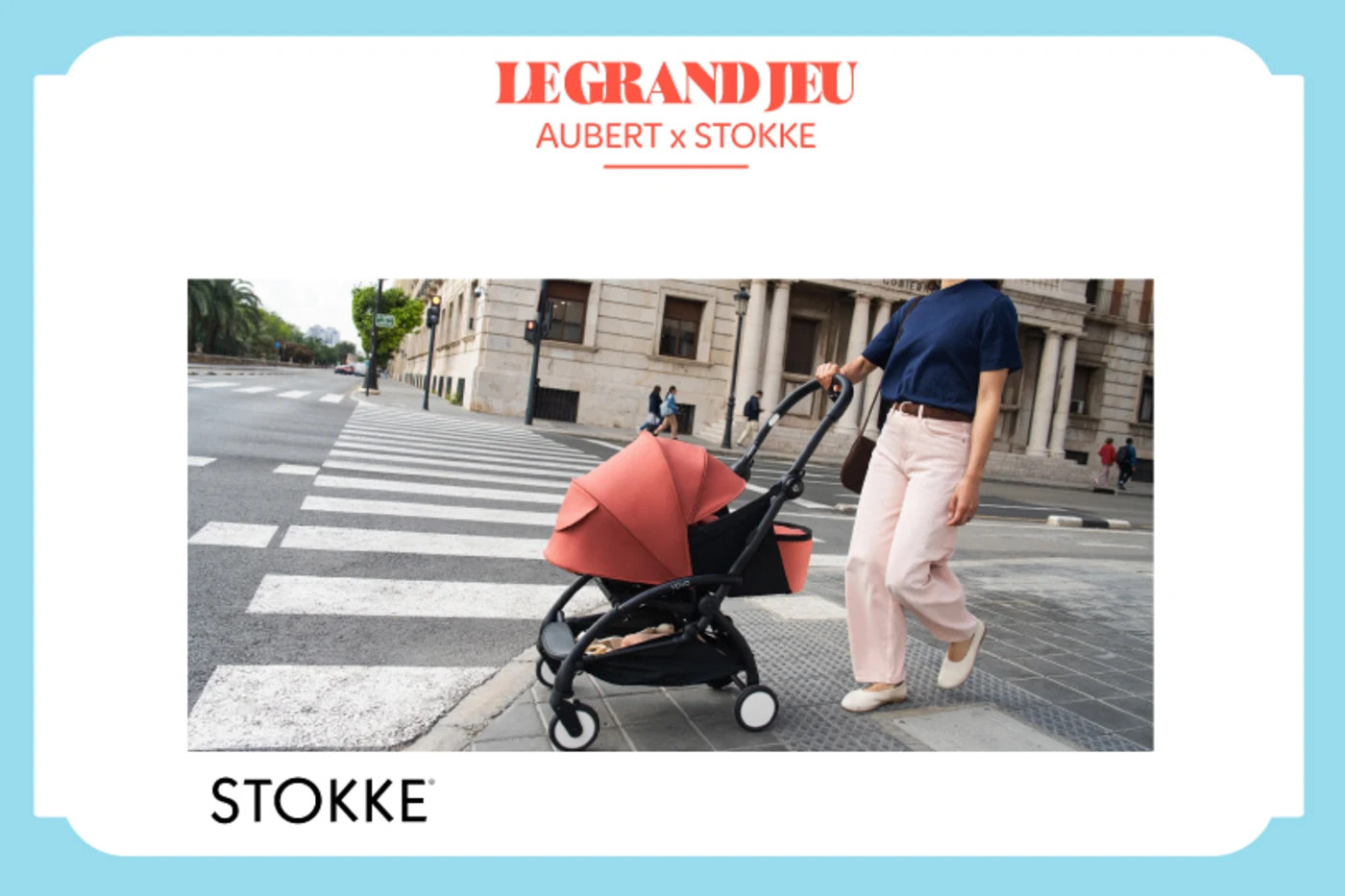 Concours Aubert et Stokke pour gagner une poussette YOYO5 en septembre 2026