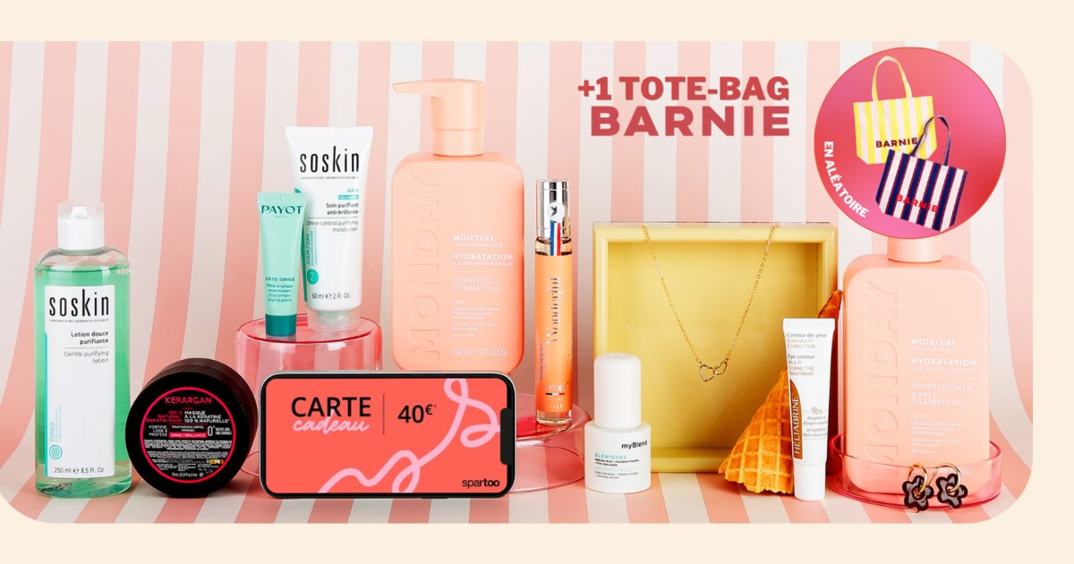 Concours Cosmopolitan pour gagner la box beauté Back to Basics contenant 13 produits et cadeaux