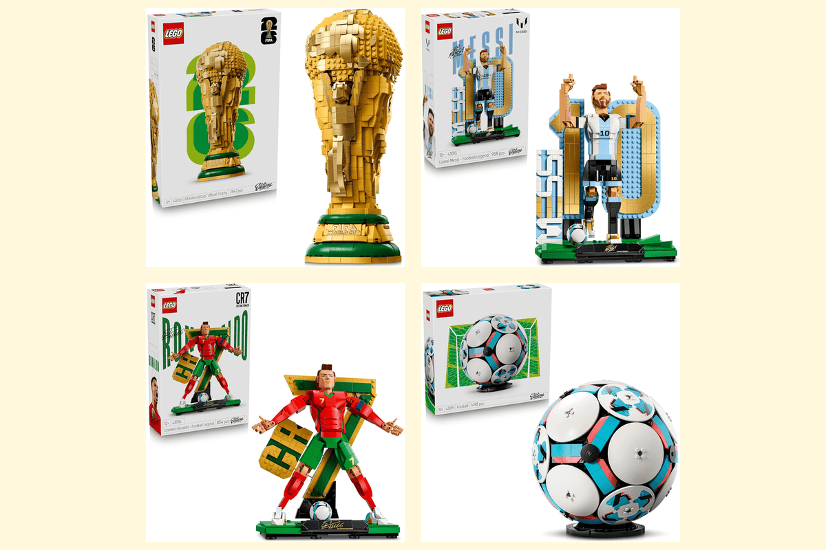 Concours Fnac LEGO Fan Zone 2026 collection Victoria 35 lots Lionel Messi Cristiano Ronaldo trophée Coupe du Monde FIFA ballon foot