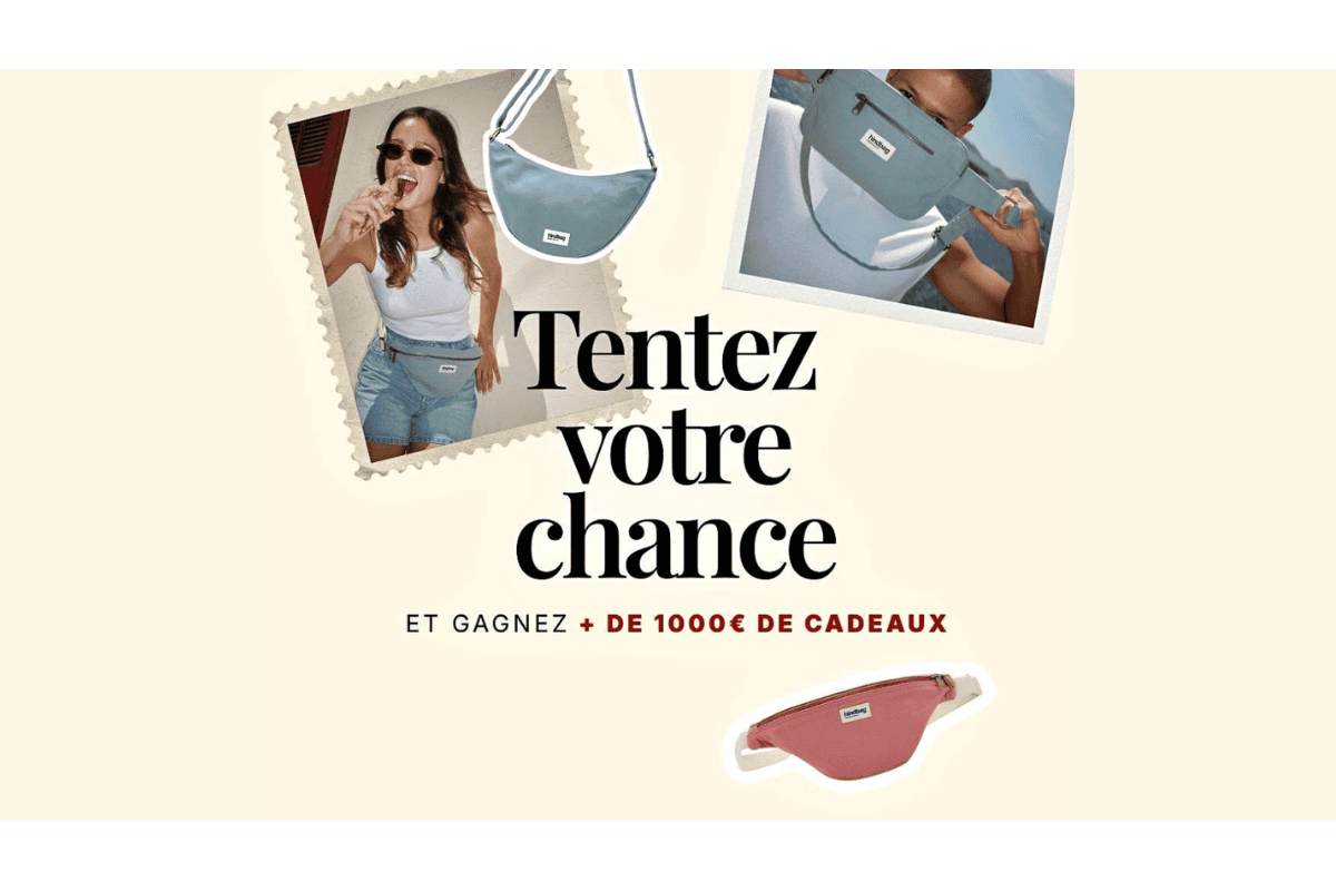 Concours Hindbag juin 2026 10 bons d'achat 100 euros sacs banane rose vert femme tentez votre chance