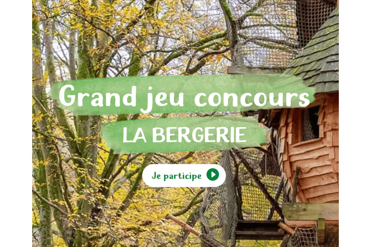 Concours La Bergerie Bio séjour détente en cabane 350 euros Cabanes de France