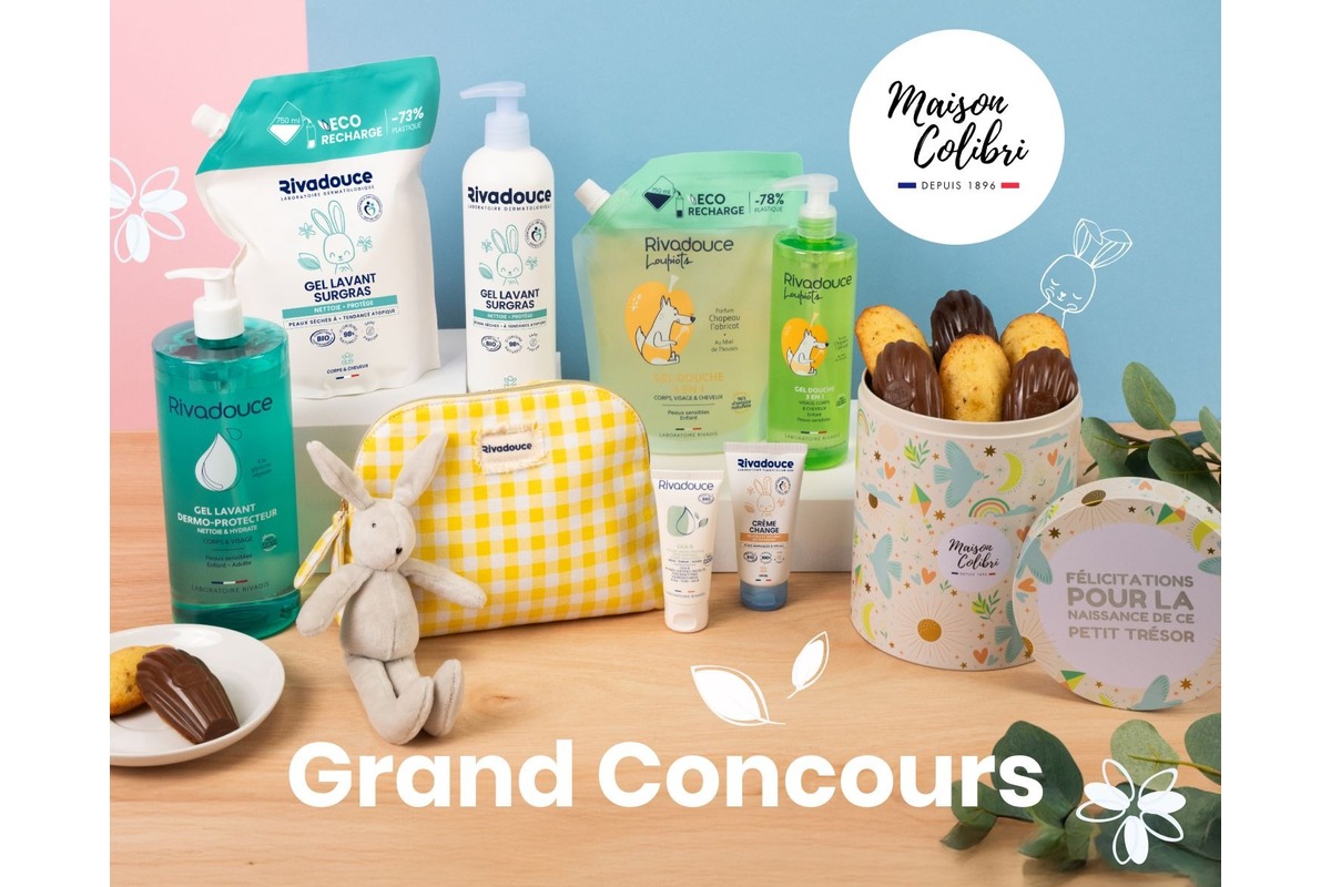 Les lots du concours Rivadouce x Maison Colibri Printemps 2026