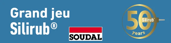 Grand jeu Silirub Soudal organisé pour les 50 ans des silicones Silirub