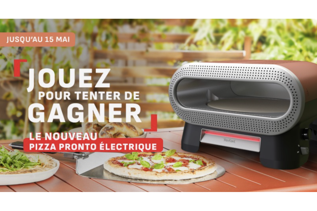 Concours Tefal Pizza Party pour la Belle Saison : four électrique Pizza Pronto