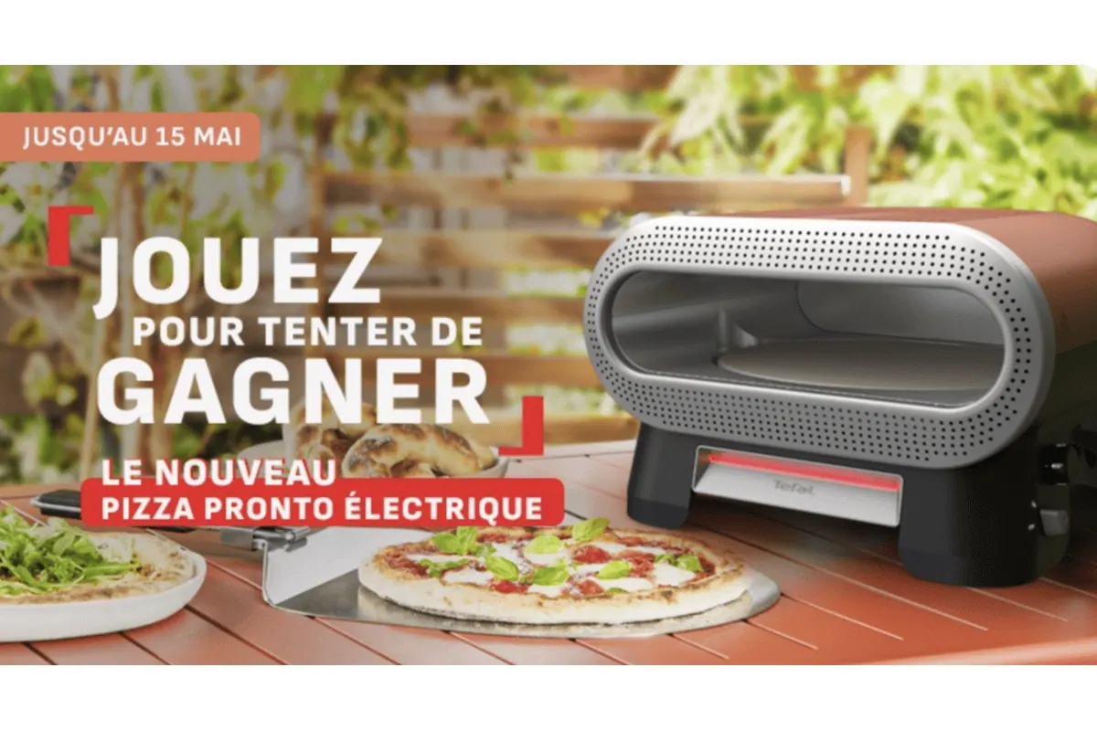 Concours Tefal Pizza Party pour la Belle Saison : four électrique Pizza Pronto