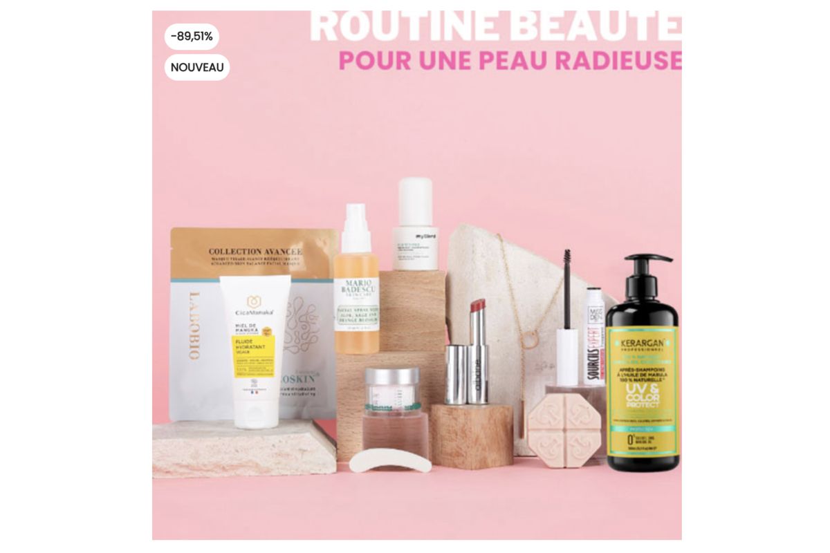 Cosmopolitan Box Peau Zéro Défaut 10 produits édition limitée