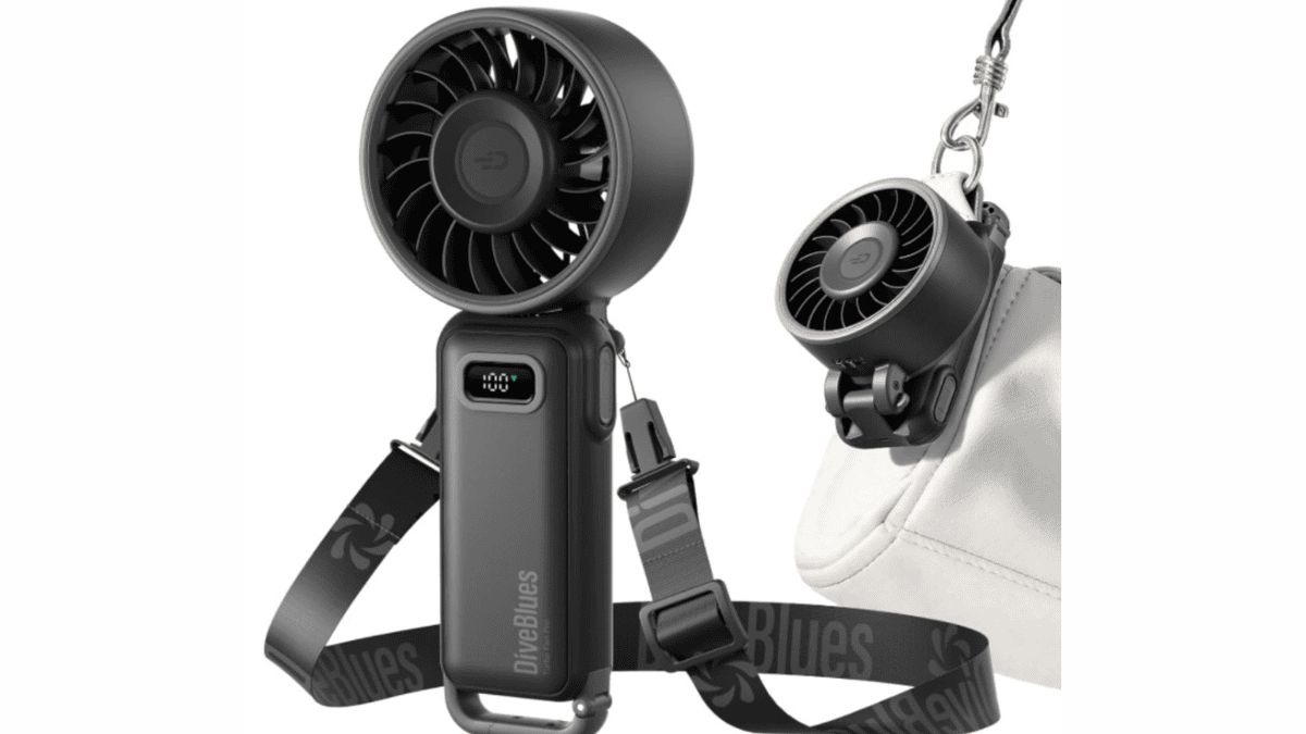 Mini ventilateur portable rechargeable Diveblues à tester gratuitement