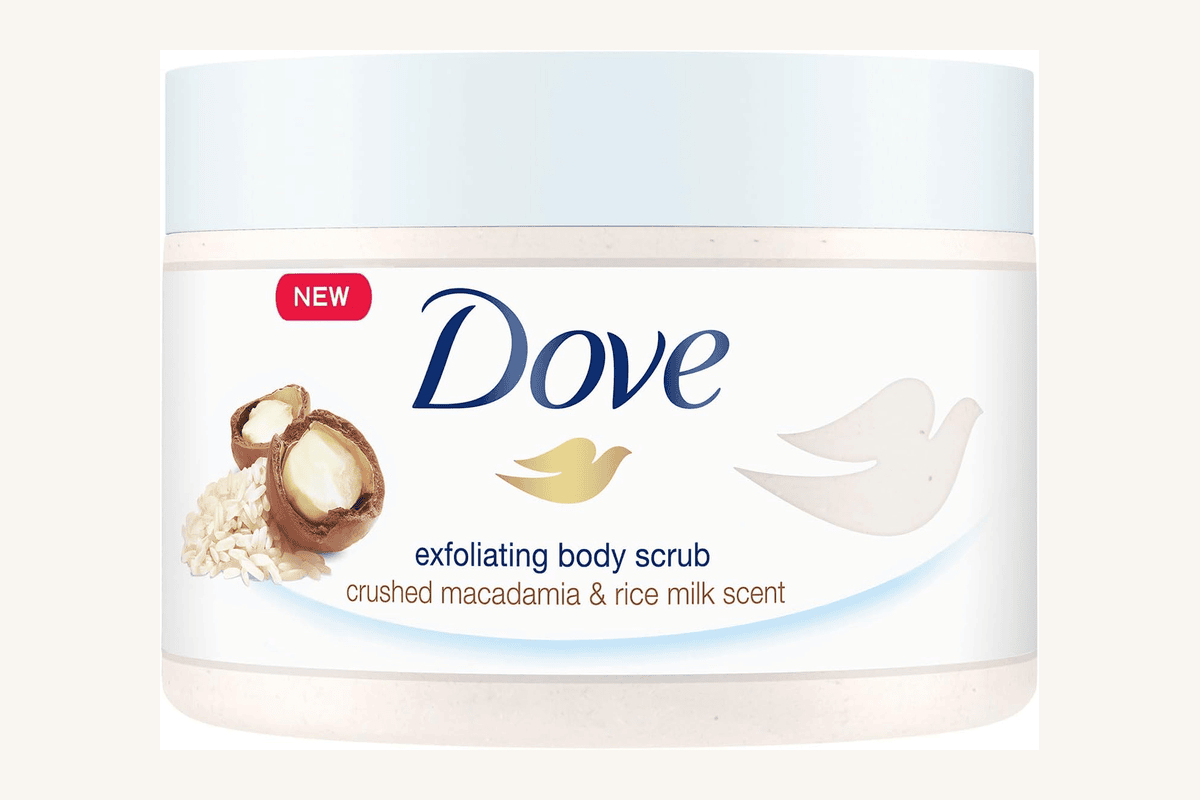 Dove Gommage Corps Macadamia et Lait de Riz