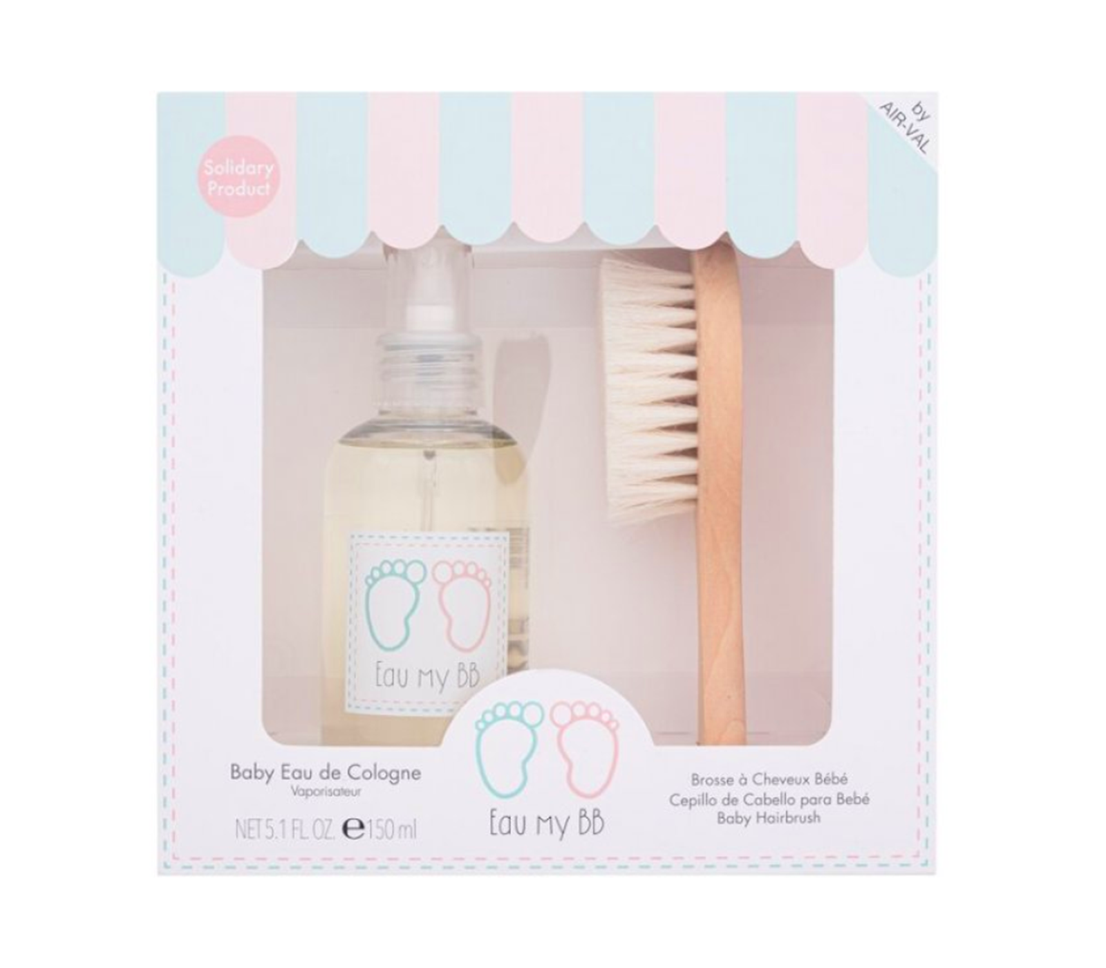 Eau My BB coffret Eau de Cologne 150 ml + brosse chez Cosmé’Chic