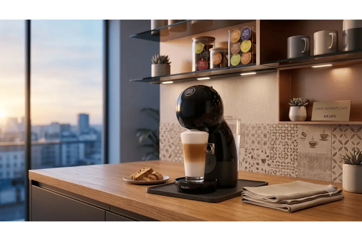 Cafetière Krups Dolce Gusto Piccolo XS noir compacte 15 bar 0,8 L capsule 28,98 €