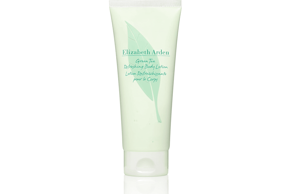 Elizabeth Arden Green Tea lotion rafraîchissante corps flacon transparent liquide vert extrait thé vert 200 ml