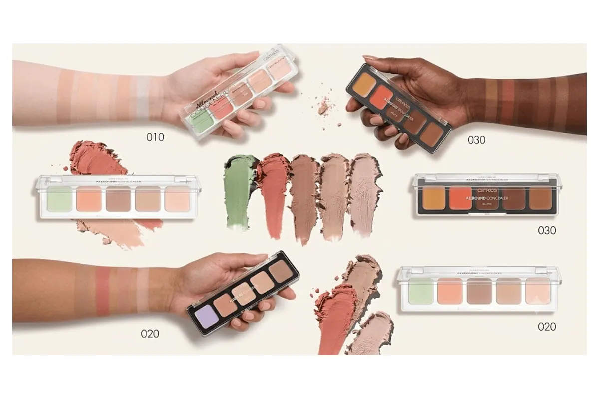 Palettes de maquillage et teintes de cosmétiques proposées en test par Free Cosmetic Testing