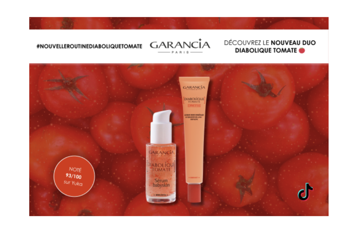 Garancia nouveau duo Diabolique Tomate serum et creme bonne mine