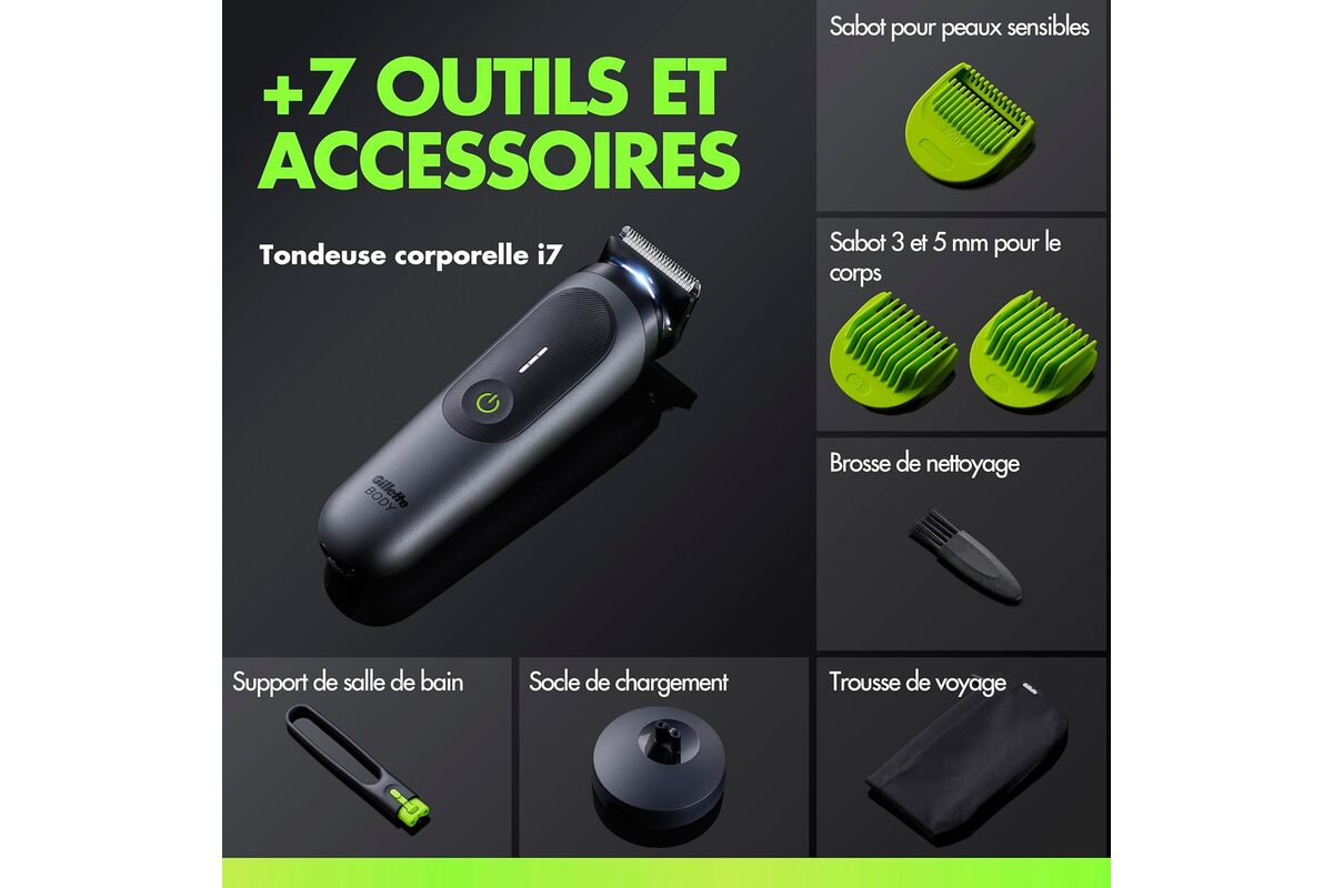 Les 7 accessoires de la Gillette Labs i7