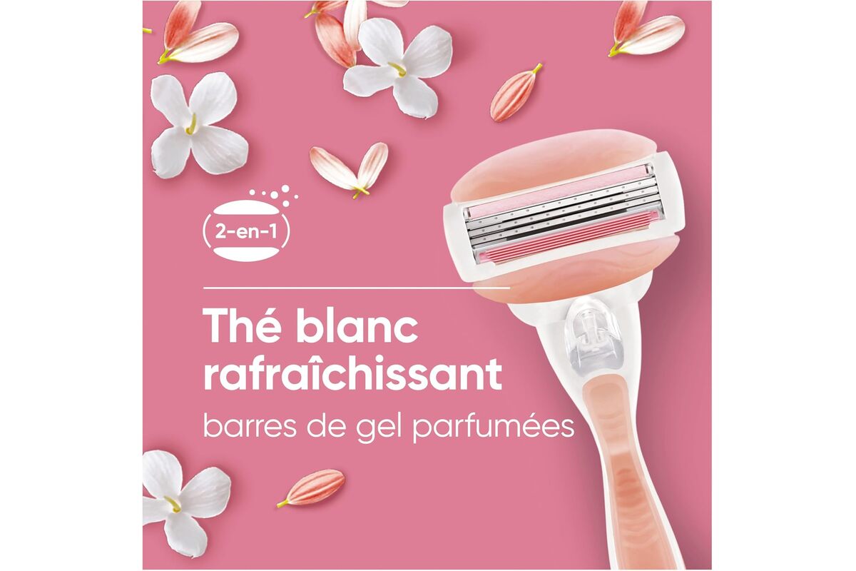 Barres de gel parfumées au thé blanc