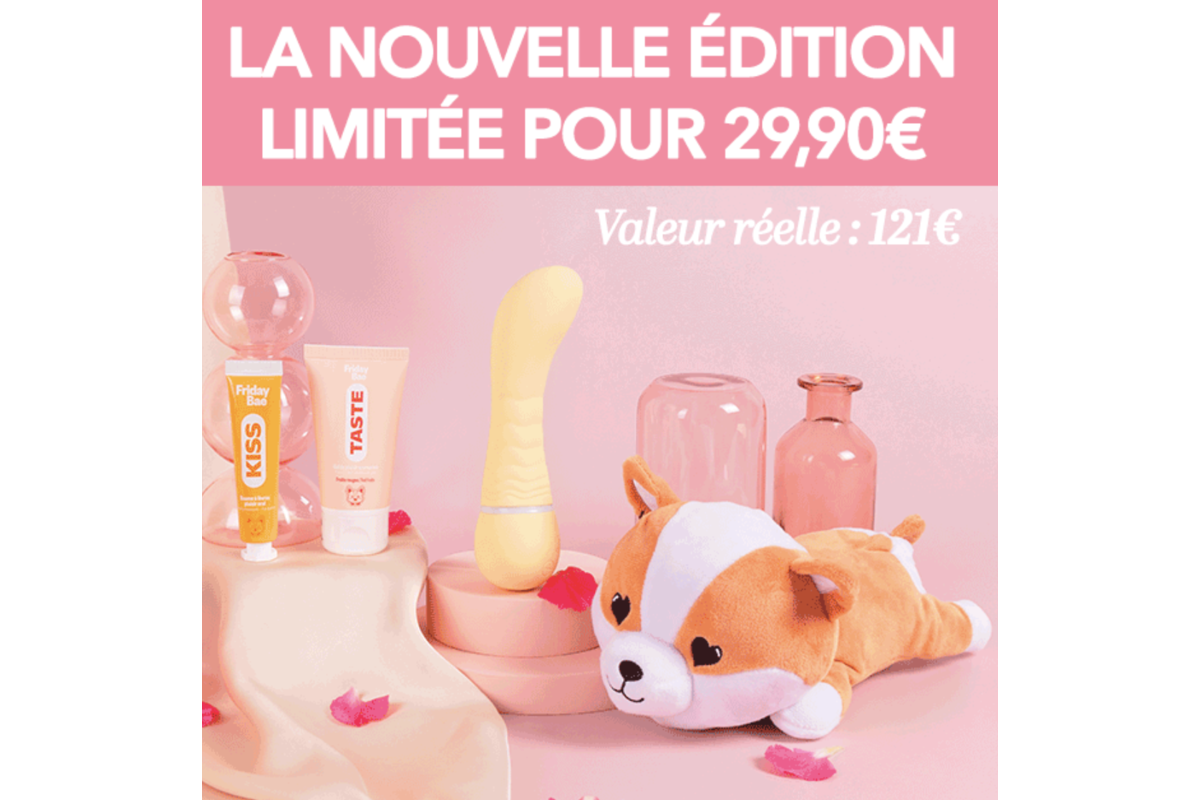 Glowria Box Coquine édition limitée Friday Bae vibromasseur et produits plaisir