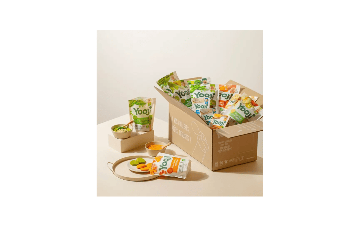 Yooji Pack économique 4-7 mois purées bio bébé légumes et protéines surgelées 83,50 €