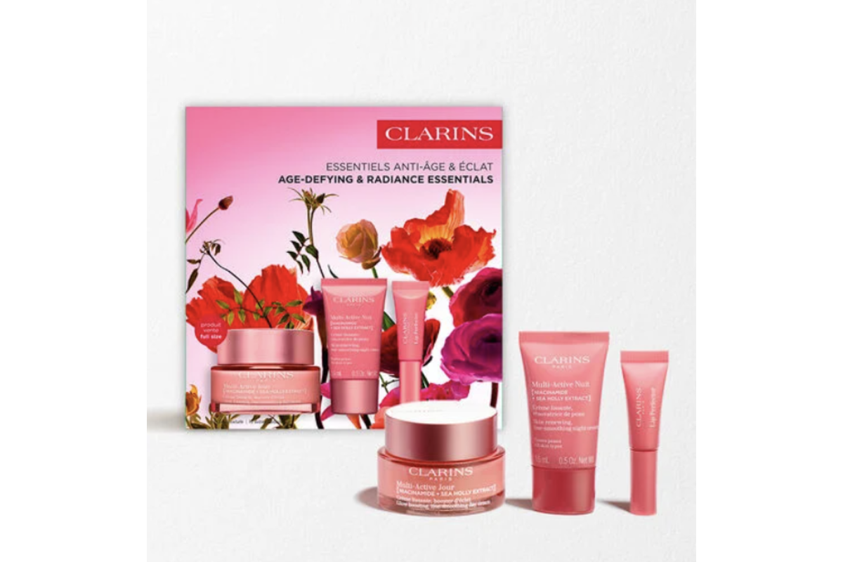 Clarins Coffret Multi-Active : routine premières rides et éclat
