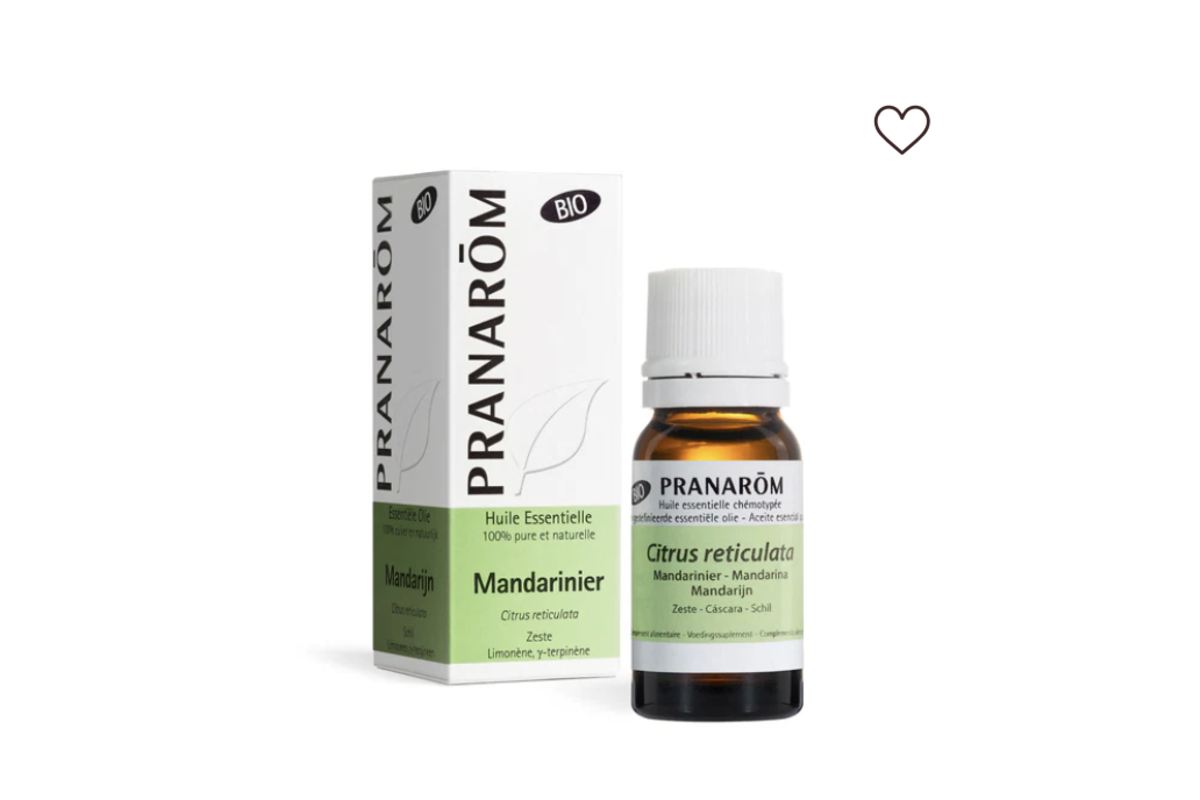 Essence de Mandarine Pranarōm flacon ambré