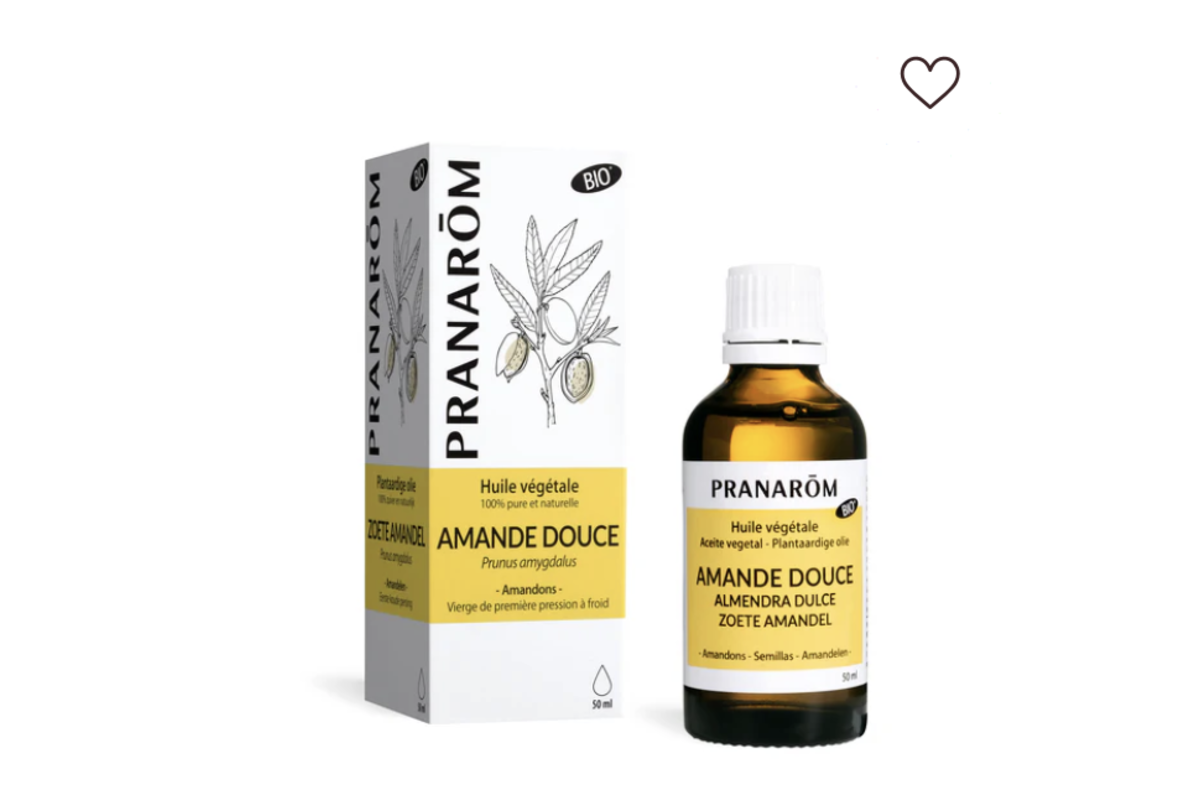 Huile d'amande douce Pranarōm bio flacon 50 ml