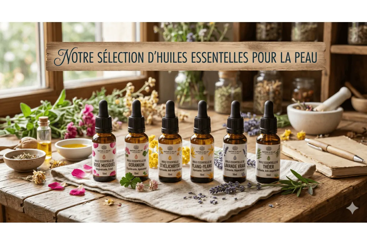 Huiles essentielles pour la peau et précautions d'utilisation