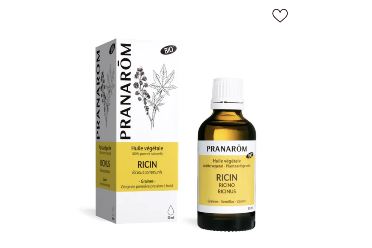 Huile végétale de Ricin Pranarōm bio 50 ml
