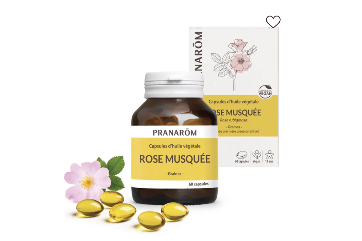 Capsules d'huile de Rose Musquée Pranarōm 60 capsules