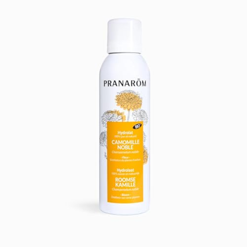 Pranarôm Hydrolat Camomille Noble Bio apaise yeux gonflés et fatigués