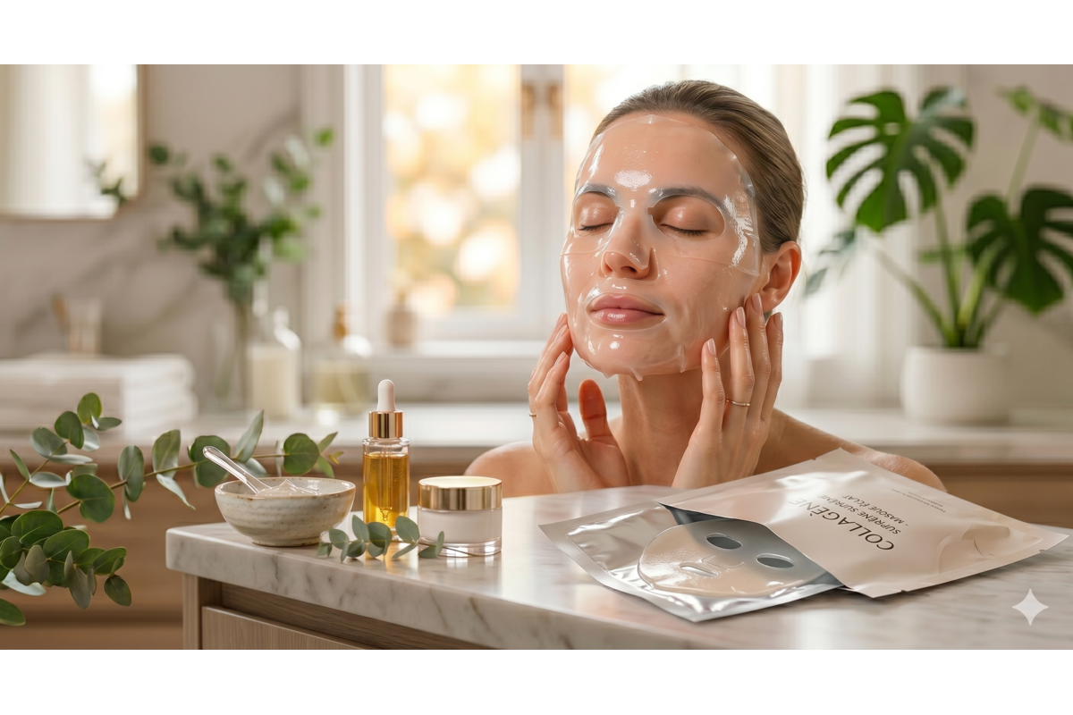 Masque collagène visage peau éclatante repulpée K-beauty Biodance Medicube Filorga 2026